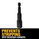 DEWALT, DW2223IRB, Nut Driver Drill Bit, 2.630 in, 3/8 in, SAE
