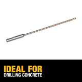 DeWalt DW5404 3/16" X 6-1/2" X 8-1/2" Rock Carbide SDS Plus Hammer Bit