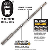 DeWalt DW5440 1/2" X 16" X 18" Rock Carbide SDS Plus Hammer Bit