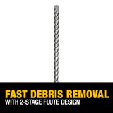 DeWalt DW5456 3/4" X 16" X 18" Rock Carbide SDS Plus Hammer Bit