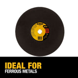 DeWalt DW8001 14" X 7/64" X 1" General Purpose Chop Saw Wheel