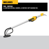 DEWALT, DWE7800, Electric Drywall Sander, 4.7 A, 9 in pad, 2400 RPM, Variable Speed