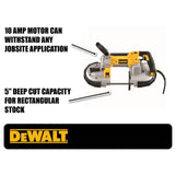 DeWalt DWM120 Heavy-Duty Variable Speed Deep Cut Portable Band Saw