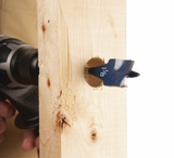 Bosch, DSB5005, Spade Bit Set, 6 pcs; 3/8 in to 1 in, High Carbon Steel, Full-cone threaded tip
