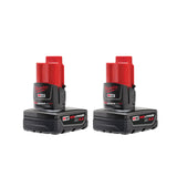 Milwaukee 48-11-2442 M12 REDLITHIUM XC4.0 Battery Two Pack