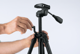 Bosch, BT 150, Compact Tripod, Aluminum, 22 In. to 61 In. Adjustable Height, 1/4 In. Thread