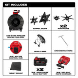 Milwaukee 2976-22 M18 325 Stiff Pipeline Inspection System