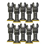 Milwaukee IBOAT340-10 Imperial Blades IBOAT340-10 One Fit 1-3/4" Storm Titanium Metal Blade, 10PC