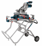 Bosch, T4B, Miter Saw Stand, 300 lbs Capacity, Steel, Adjustable Out Feed 12 in, Material Support 18 ft