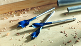Bosch, DSB5008P, Spade Bit Set, 8 Pieces, High Carbon Steel, 3/8 in. to 1-1/4 in., Single Ended, Self Feeding