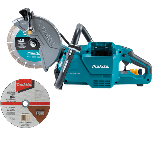 Makita GEC03Z 40V max XGT® Brushless Cordless 9" Power Cutter, with AFT®, Electric Brake, Tool Only