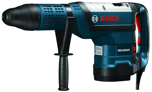Bosch, RH1255VC, Rotary Hammer, 14.1 ft-lbs Impact Energy, 220 RPM, 15 A, 2760 BPM, 2 in SDS-Max