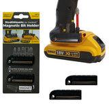 StealthMounts Magnetic Bit Holder for Dewalt XR & Flexvolt Tools - Black