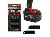 StealthMounts Magnetic Bit Holder for Milwaukee M18 Tools  - Black
