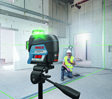 Bosch, GLL3-330CG, Leveling Laser, 330 ft diameter, ±0.25 in per 100 ft, 3 planes, Bluetooth connectivity, IP54
