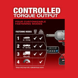 Milwaukee 2769-22R M18 FUEL 1/2 Ext. Anvil Controlled Torque Impact Wrench w/ONE-KEY Kit