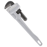 Vulcan Tools Pipe Wrench, 38 mm Jaw, 14 in L, Serrated Jaw, Aluminum, Powder-Coated, Heavy-Duty Handle