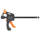 Vulcan Tools Mini Bar Clamp, 4 in Max Opening Size, 1-1/2 in D Throat, Nylon Body