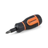 CRESCENT CMBS61R Stubby Ratcheting Multi Bit Driver 6 in 1