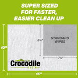 Crocodile Cloth Original Oversized Cleaning Cloths 1 Pack/100 Huge Cloths 5900-100