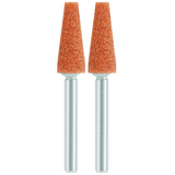 Bosch, 953, Grinding Stone, 1/4 In., Aluminum Oxide, 2 Pack, Max RPM 35000