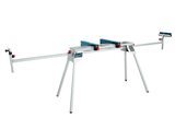 Bosch, T1B, Miter Saw Stand, Quick-Action Mounts, 400 lb Capacity, Steel, Folding Legs, 8-1/2 ft Supports, 16.5 ft Max Width