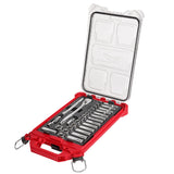 Milwaukee Tool, 48-22-9482, Ratchet and Socket Set, 32 Piece, 3/8 in, Chrome Vanadium Steel, PACKOUT Organizer