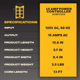 DeWalt DCBPC1615 15 AMP Power Controller