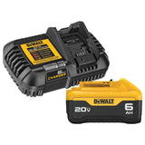 DEWALT DCB206C 20V MAX 6Ah Battery and Charger