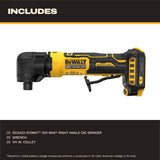 DEWALT DCG422B 20V MAX ATOMIC Right Angle Die Grinder (Bare Tool)