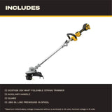DeWalt DCST926B 20V MAX Brushless Foldable String Trimmer (Bare Tool)