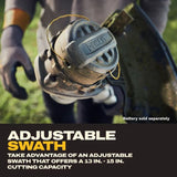 DEWALT 20V MAX Brushless Foldable String Trimmer (Bare Tool) DCST926B