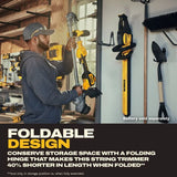DEWALT 20V MAX Brushless Foldable String Trimmer (Bare Tool) DCST926B