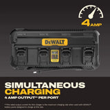 DEWALT DCB1404 4 AMP Multiport Charger