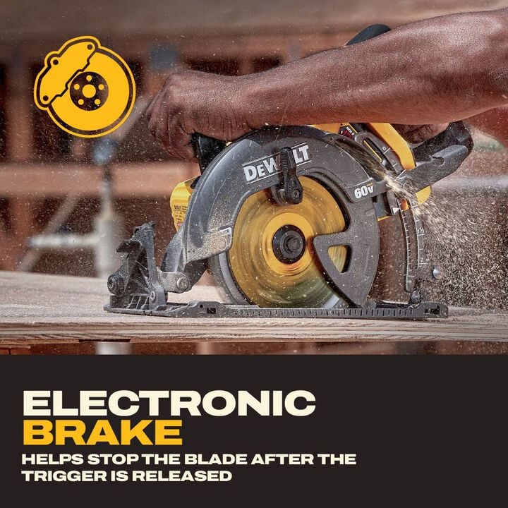 DEWALT 60V FLEXVOLT 7-1/4 Inch Circular Saw Tool-Connect Kit DCS587X1