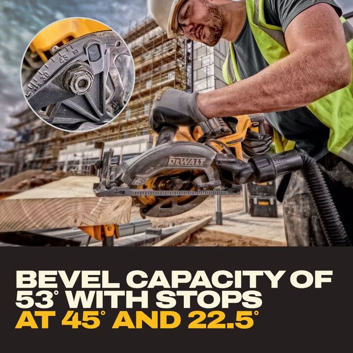 DEWALT 60V FLEXVOLT 7-1/4 Inch Circular Saw Tool-Connect Kit DCS587X1