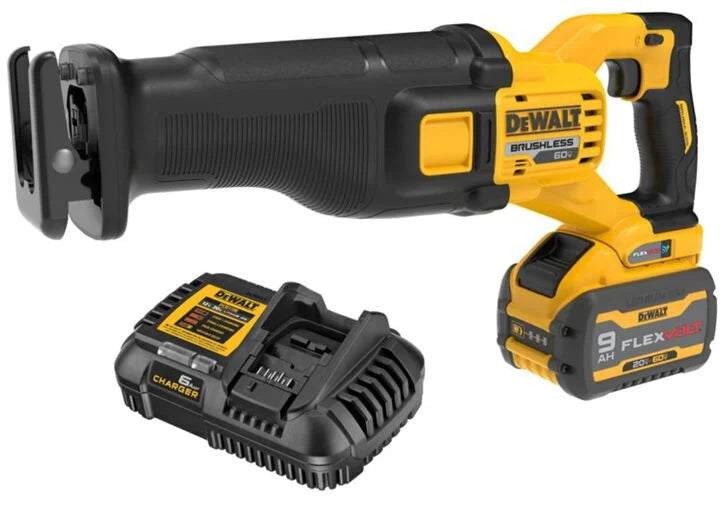 DEWALT FLEXVOLT 60V MAX Brushless Cordless Reciprocating Saw Kit DCS301X1