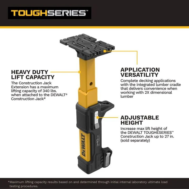DEWALT TOUGHSERIES Construction Jack Extension DWHT83554