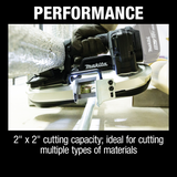 Makita XBP05ZB 18V LXTÂ® Lithiumâ€‘Ion Subâ€‘Compact Brushless Cordless Band Saw, Tool Only