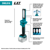 Makita DML816  18V LXT Lithium‐Ion Cordless 18 L.E.D. Flashlight, Flashlight Only