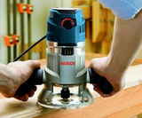 Bosch, MRF23EVS, Fixed-Base Router, 2.3 HP, 15 Amp, 10,000 to 25,000 RPM, 1-5/8 in Depth Adjustment