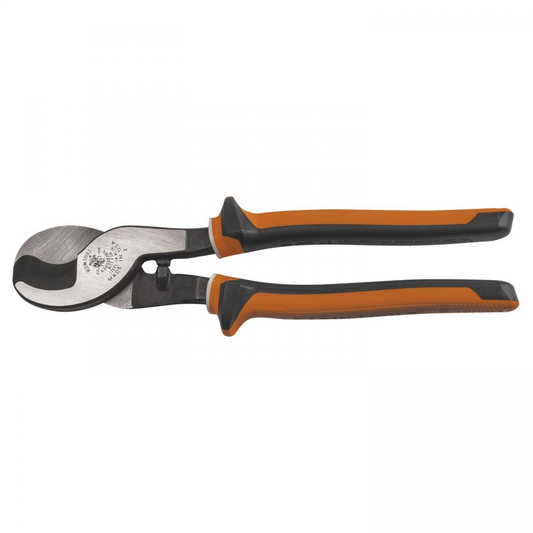 Klein Tools, 63050EINS, Insulated Cable Cutter, 9-5/8 in; High Leverage, Induction Hardened Steel, 1000 V Rated