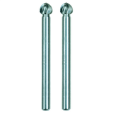 Bosch, 192, High Speed Cutter, 3/16 in, High Speed Steel, 1.5 in Length, Teal, 2 Pack
