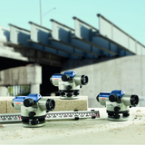 Bosch, GOL 32CK, Optical Level, 32x Magnification, ±1/16 in at 100 ft, 400 ft Range, Magnetically Dampened Compensator