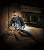 Bosch, MRF23EVS, Fixed-Base Router, 2.3 HP, 15 Amp, 10,000 to 25,000 RPM, 1-5/8 in Depth Adjustment