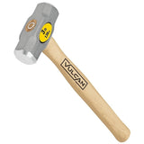 Vulcan Tools Engineer Hammer, 3 lb Head, Forged Milled Head, Steel Head