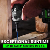 FLEX FX1351-2 24V 1/4-In. Hex Impact Driver Kit