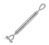 3/8"-16 x 6" Stainless Steel Jaw to EYE Turnbuckles