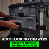 FLEX FS1105 STACK PACK 3-Drawer Tool Box