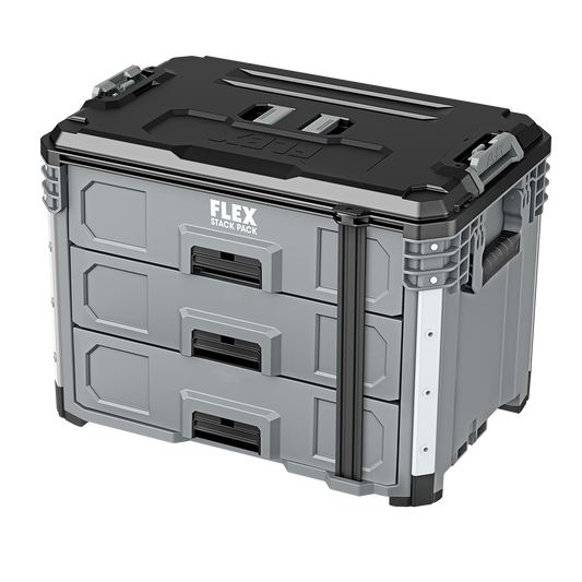 FLEX FS1105 STACK PACK 3-Drawer Tool Box